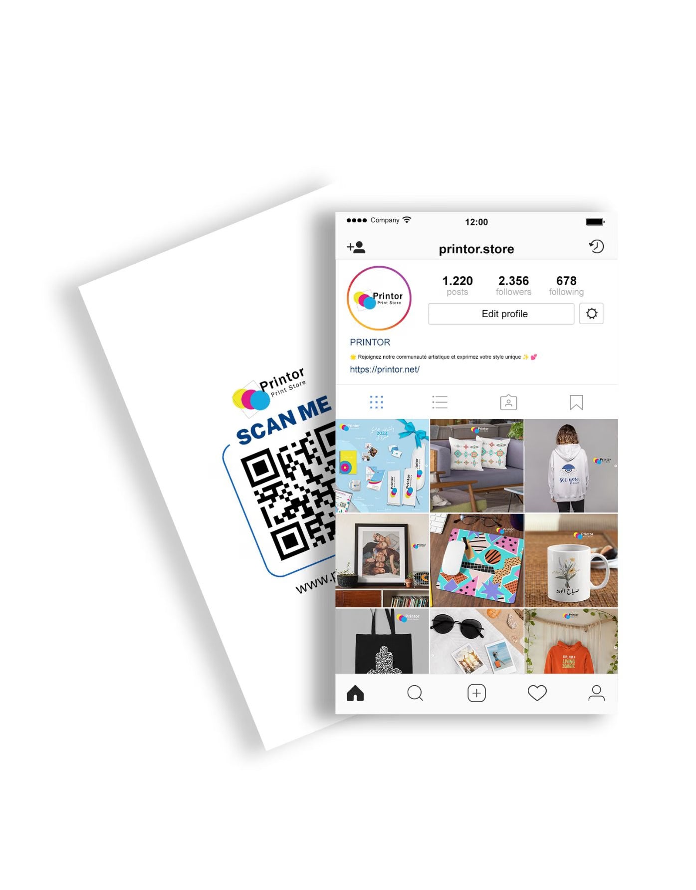 Carte Instagram